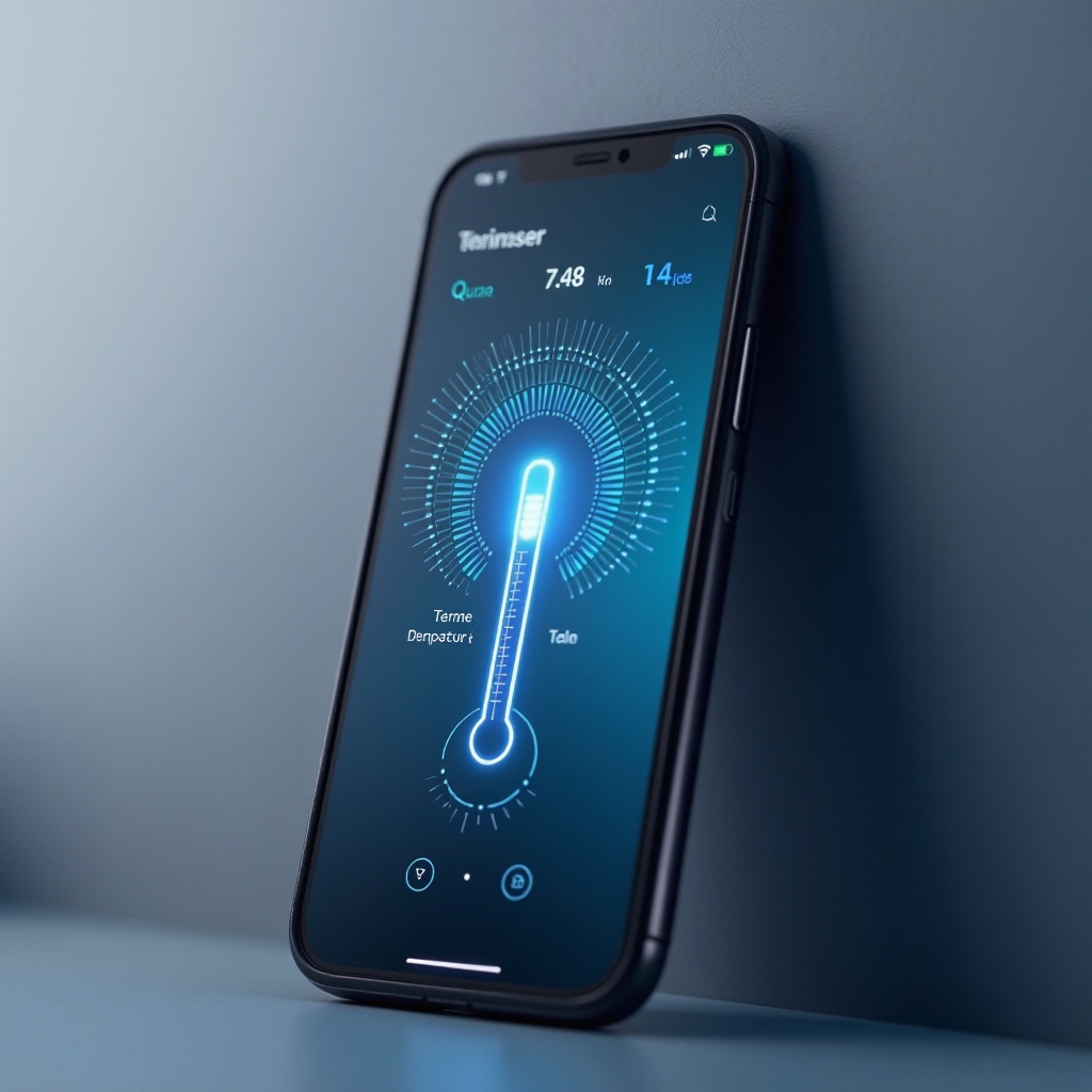 czy mój telefon ma czujnik temperatury