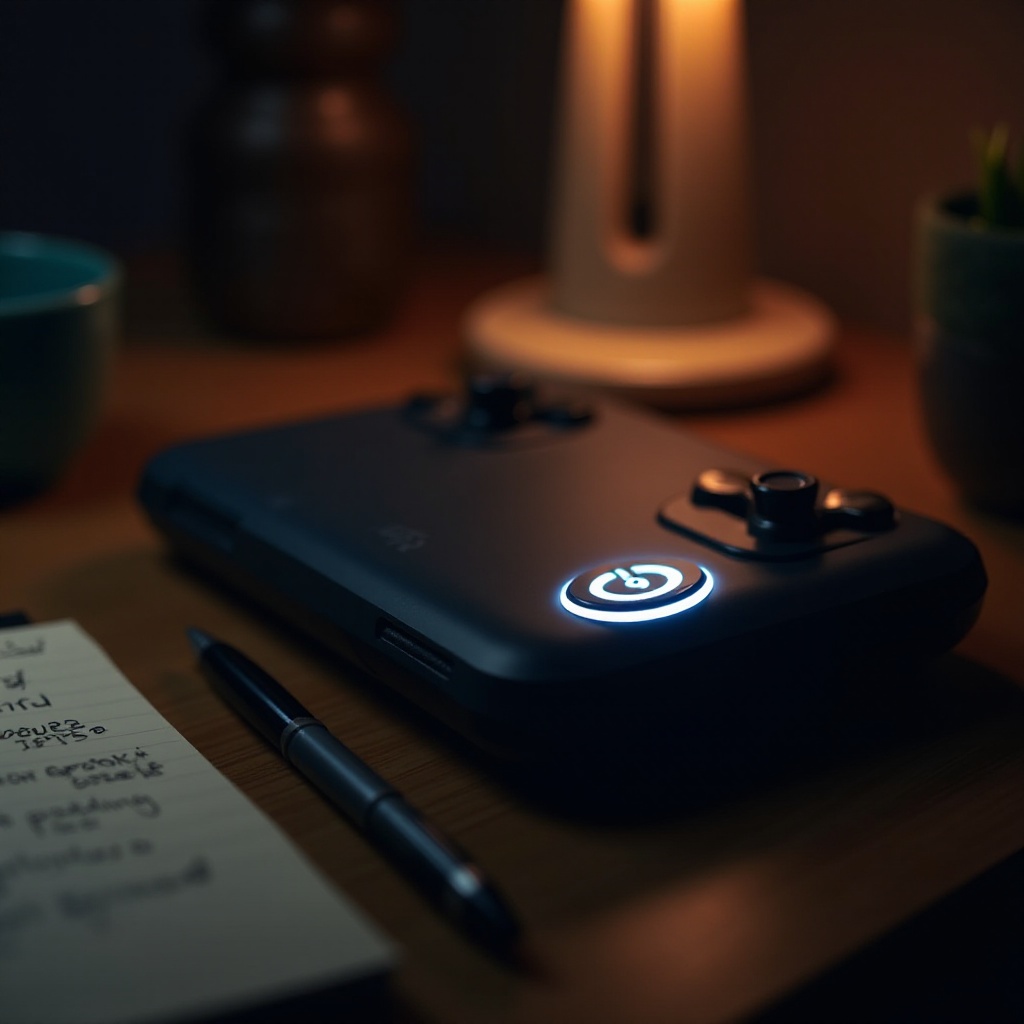 steam deck power light flashing