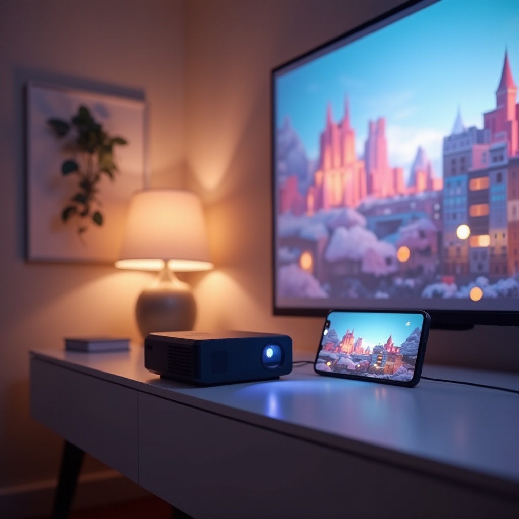 small projector for iphone