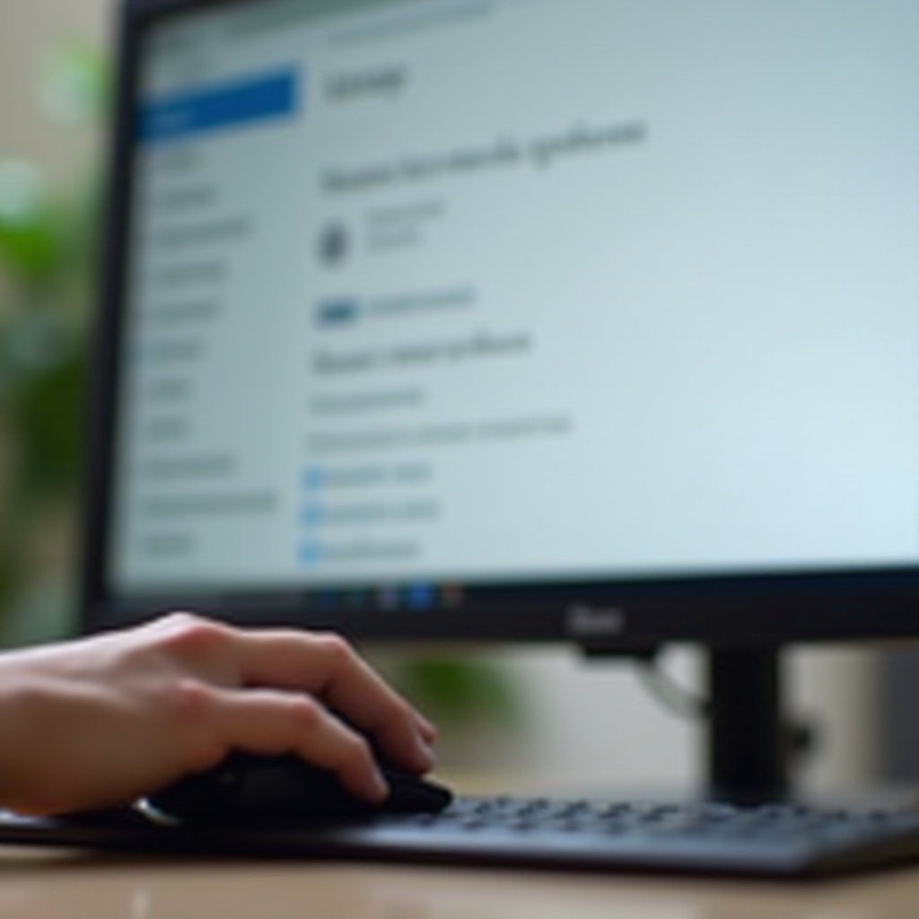 마우스 포인터 크기 조정