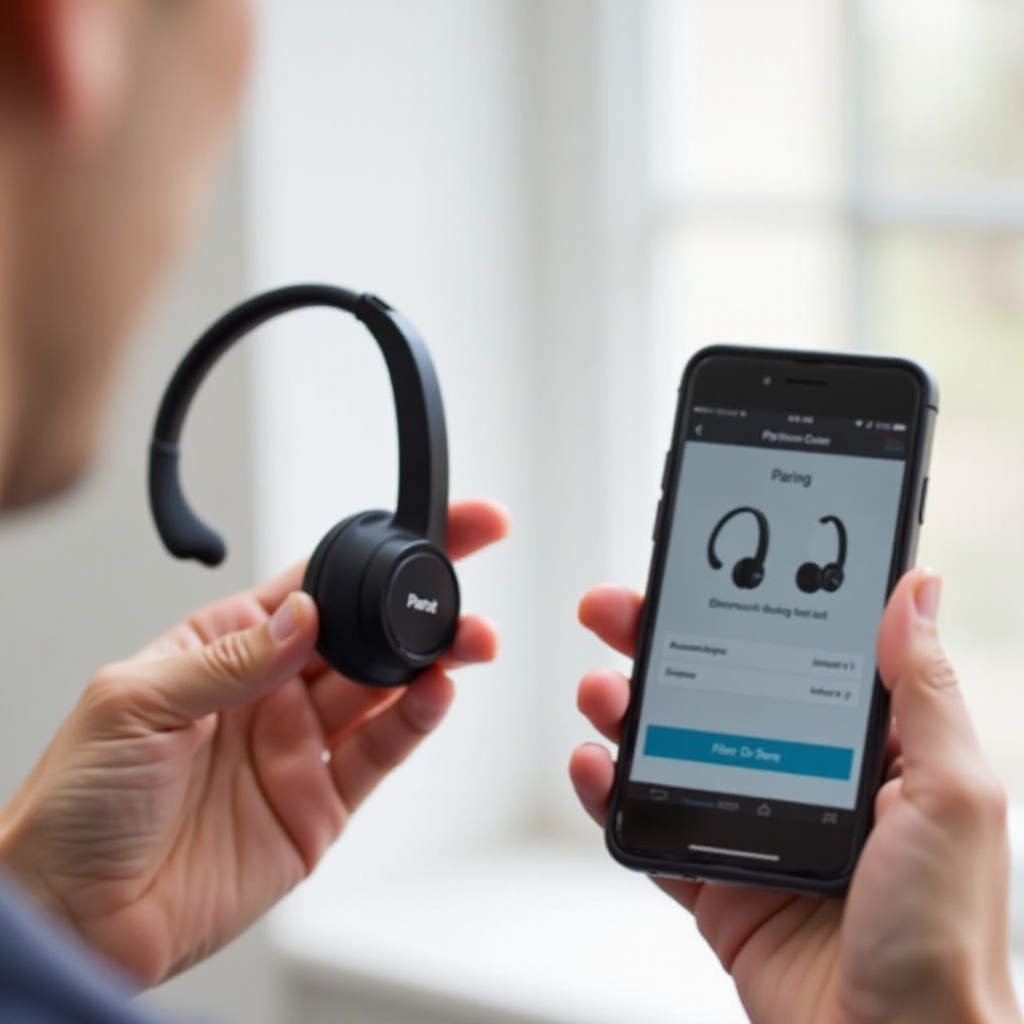 how to pair bluetooth parrot headset