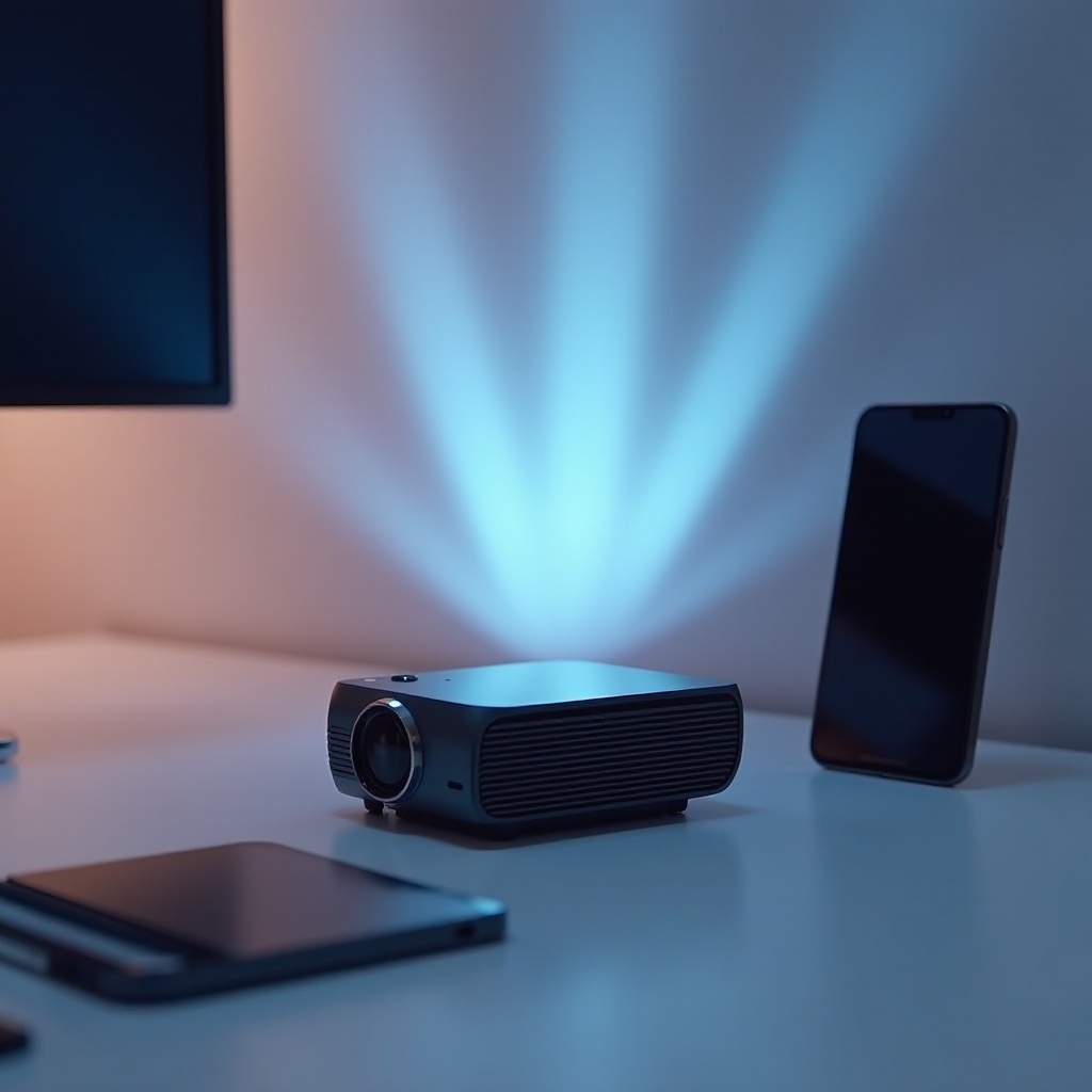 아이폰용 소형 프로젝터