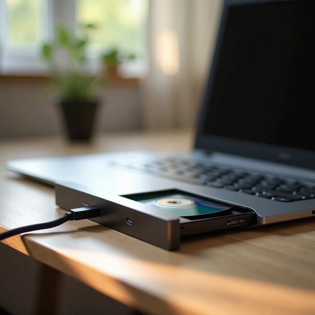 ไดรฟ์ซีดีภายนอกสำหรับแล็ปท็อปเลอโนโว