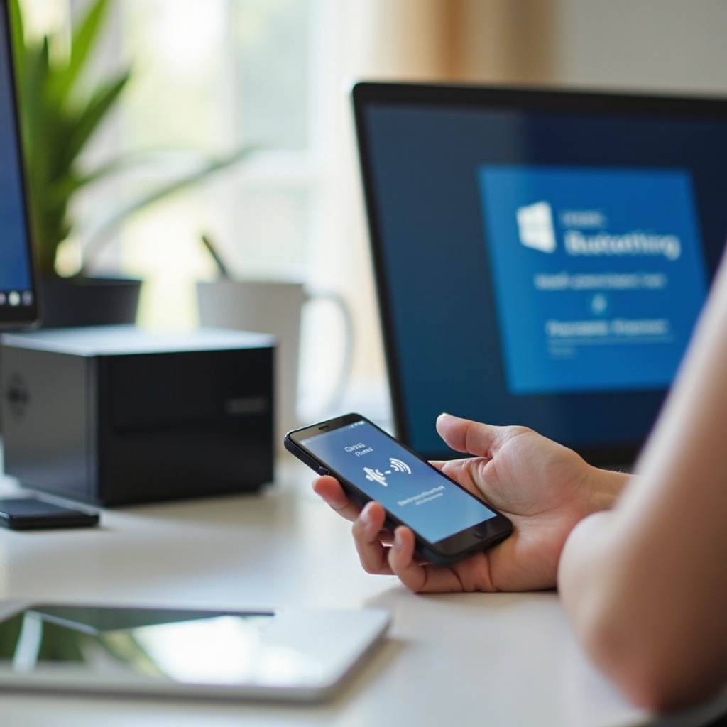 jak podłączyć przenośną drukarkę bluetooth A4 do komputera