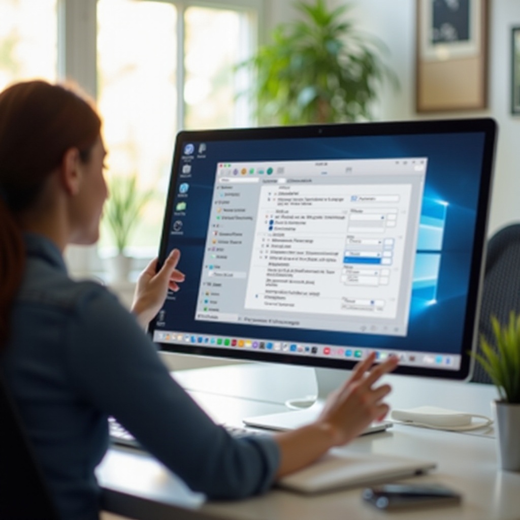 マウスポインターのサイズを調整する