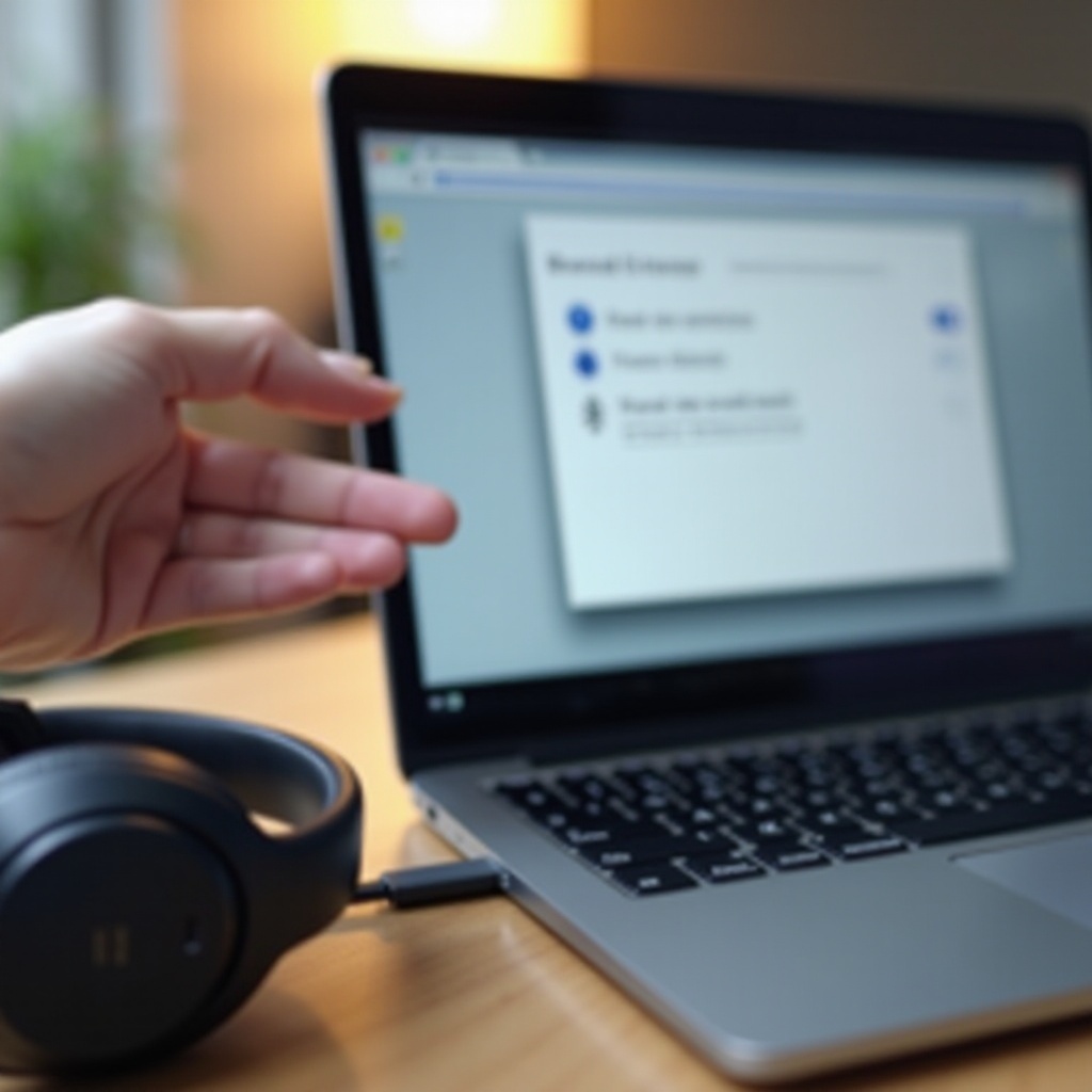 chromebook wont connect to headphones