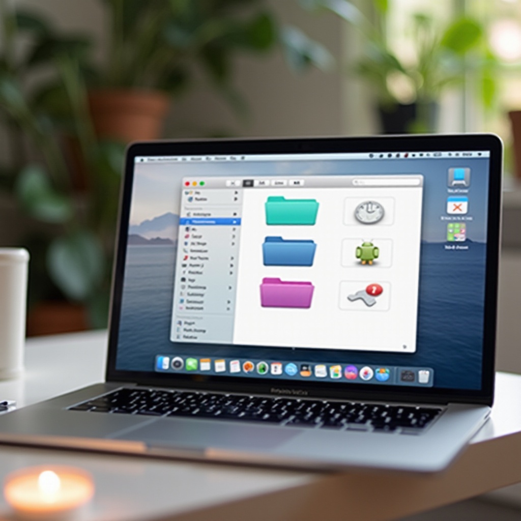 kuinka luoda kansio MacBookin työpöydälle