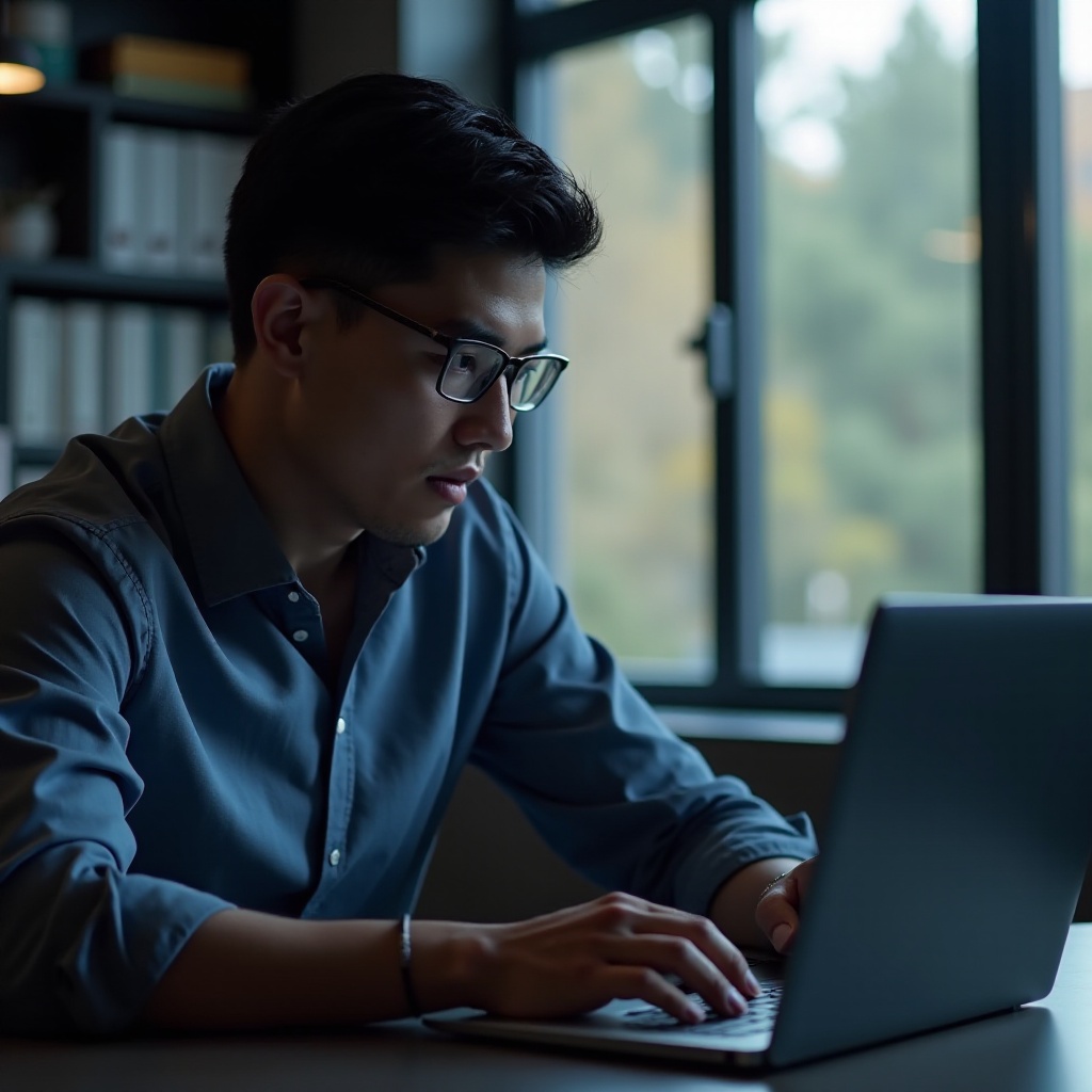 ekran chromebooka jest obrócony na bok