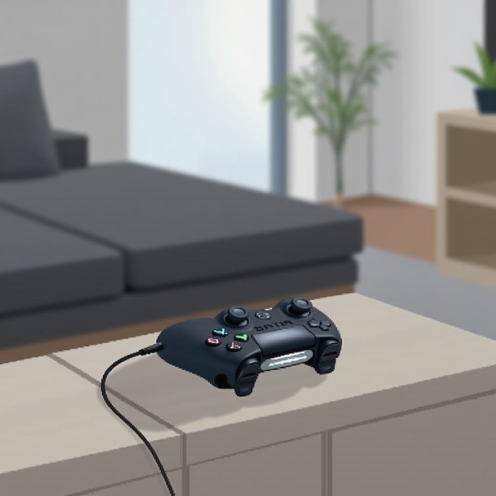 리셋 후 PS4 컨트롤러가 USB로 연결되지 않음