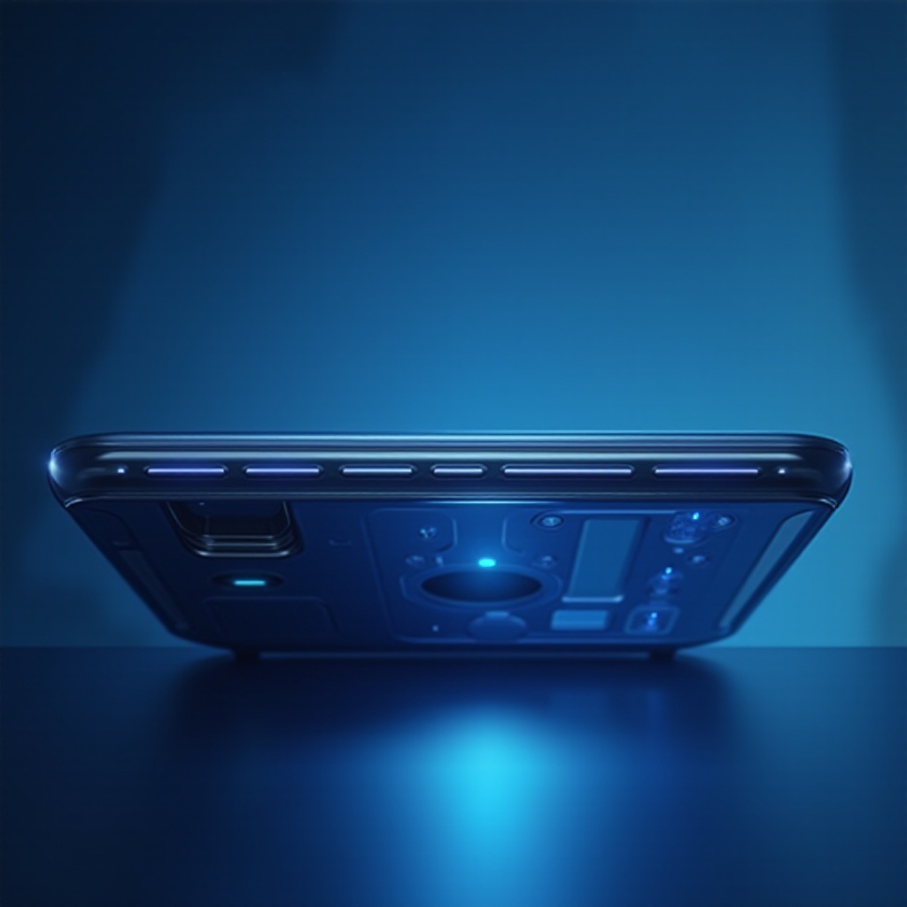 레이저가 포함된 전화기