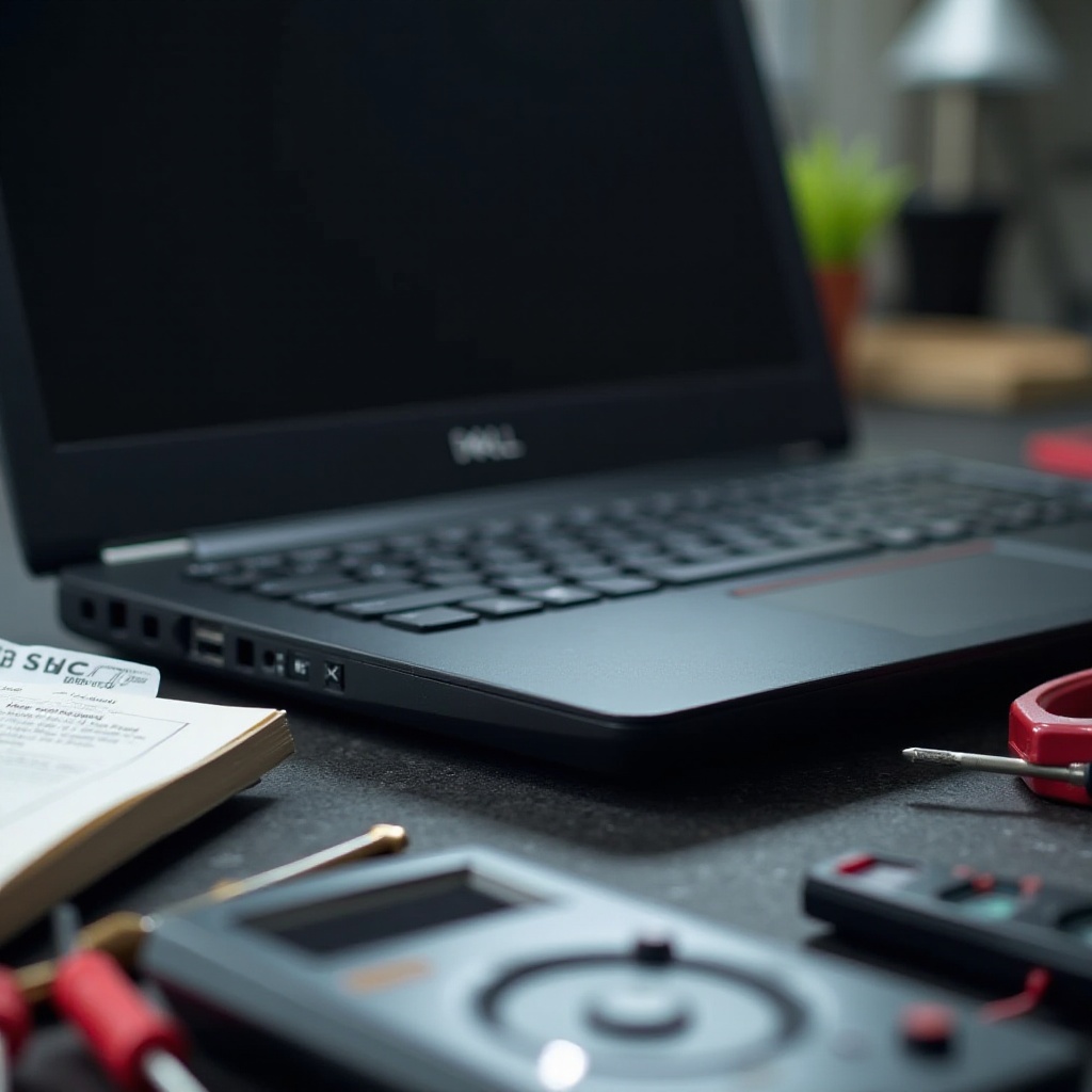 laptop Dell sam się restartuje