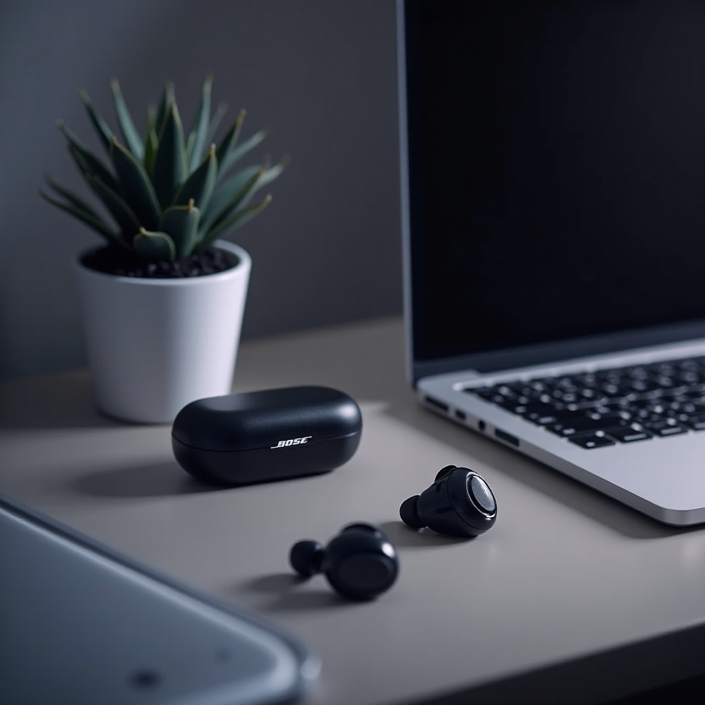 컴퓨터에 Bose QuietComfort 이어버드를 사용할 수 있나요