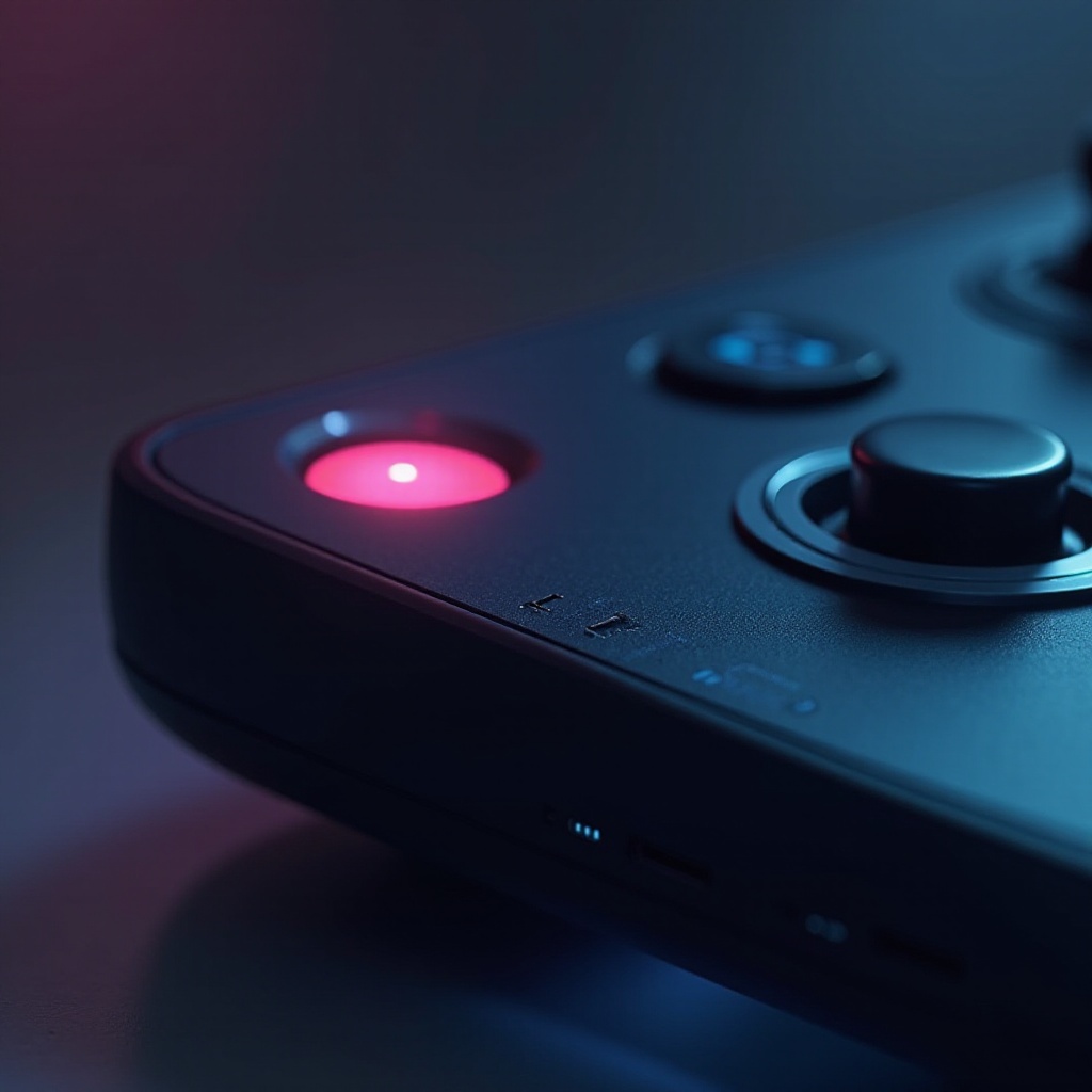 스팀 덱 전원 표시등 깜박임