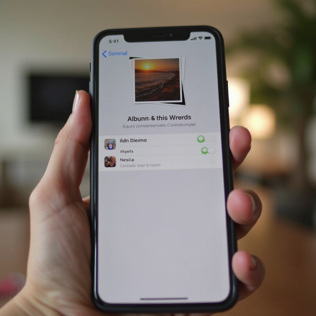 วิธีแชร์อัลบั้มที่มีอยู่บน iPhone