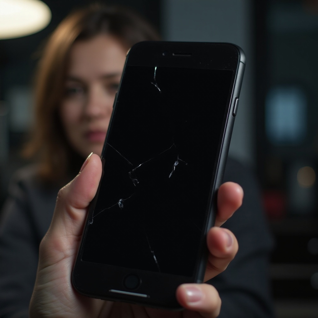 hoe een telefoon met een gebroken zwart scherm te ontgrendelen