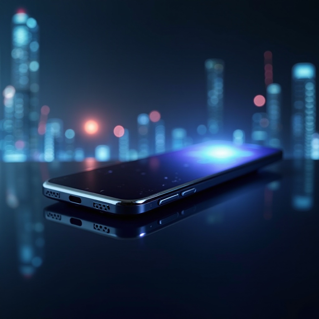 レーザー付きの電話