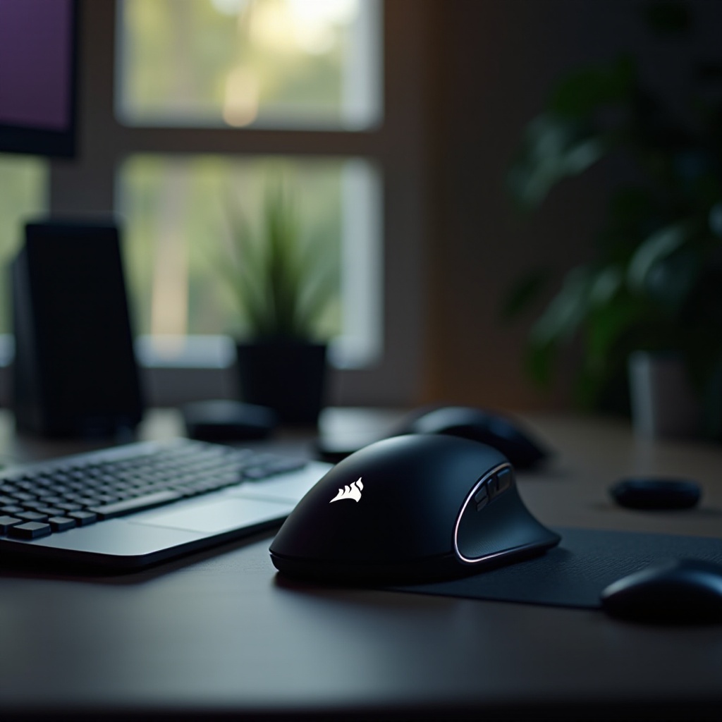corsair draadloze muis verbindt niet