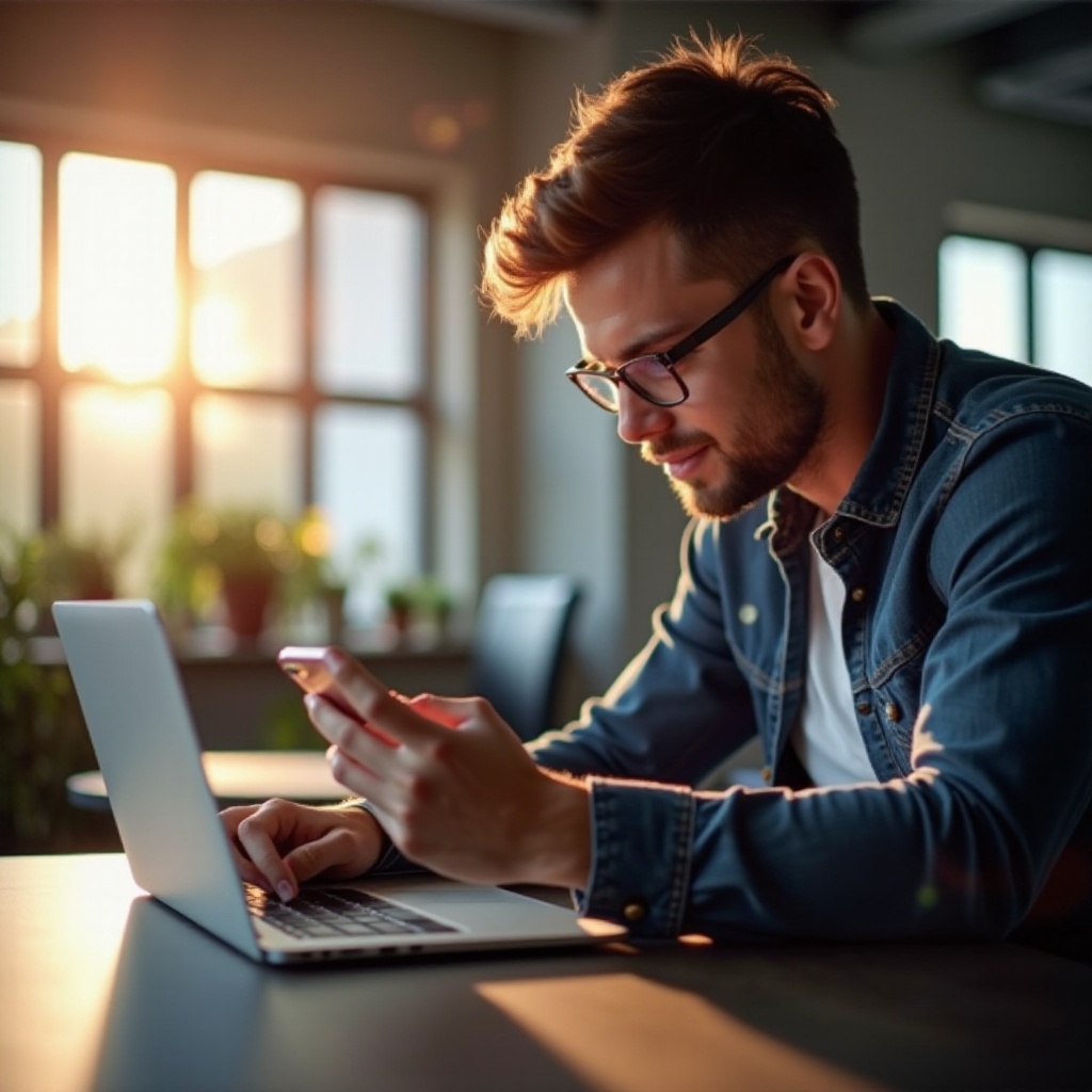 หน้าจอ iPhone มีภาพติด