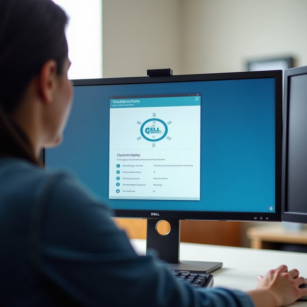 Monitor Dell wraca do trybu krajobraz