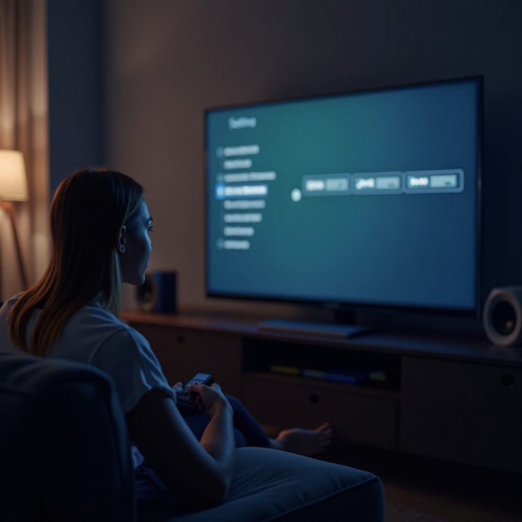how to adjust tv screen size samsung